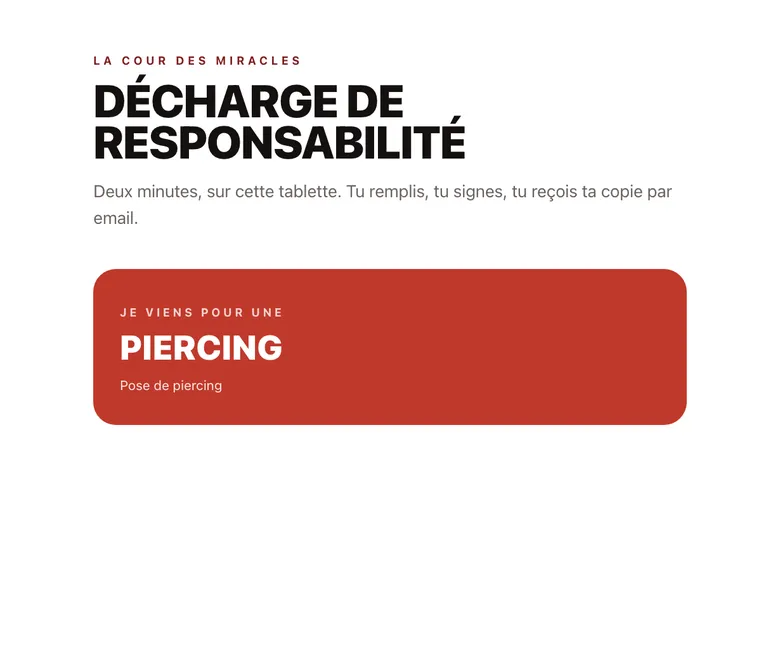 Aperçu : Décharge tatouage