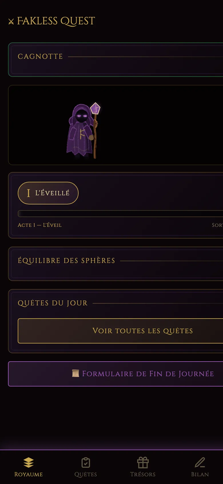 Aperçu : Fakless Quest